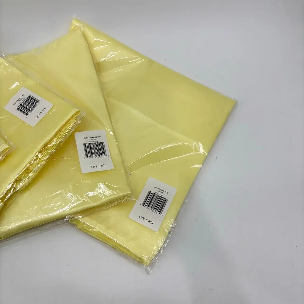 20 Satin Napkins 20
